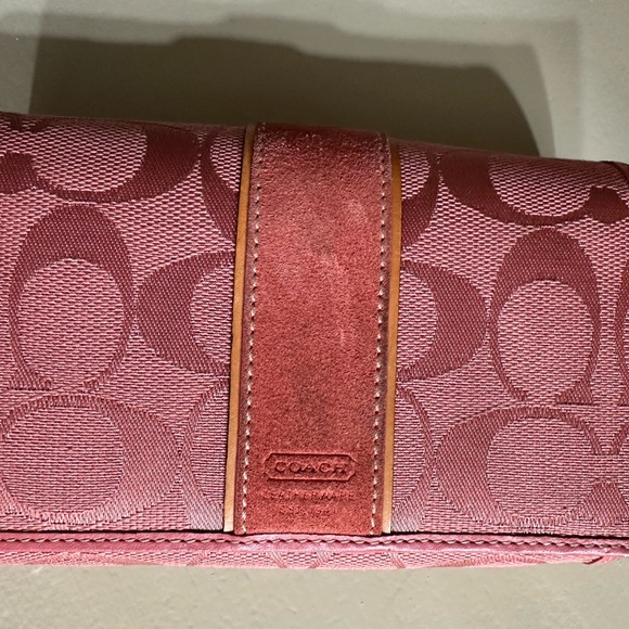 Coach Pink Signature Wallet - Picture 1 of 6